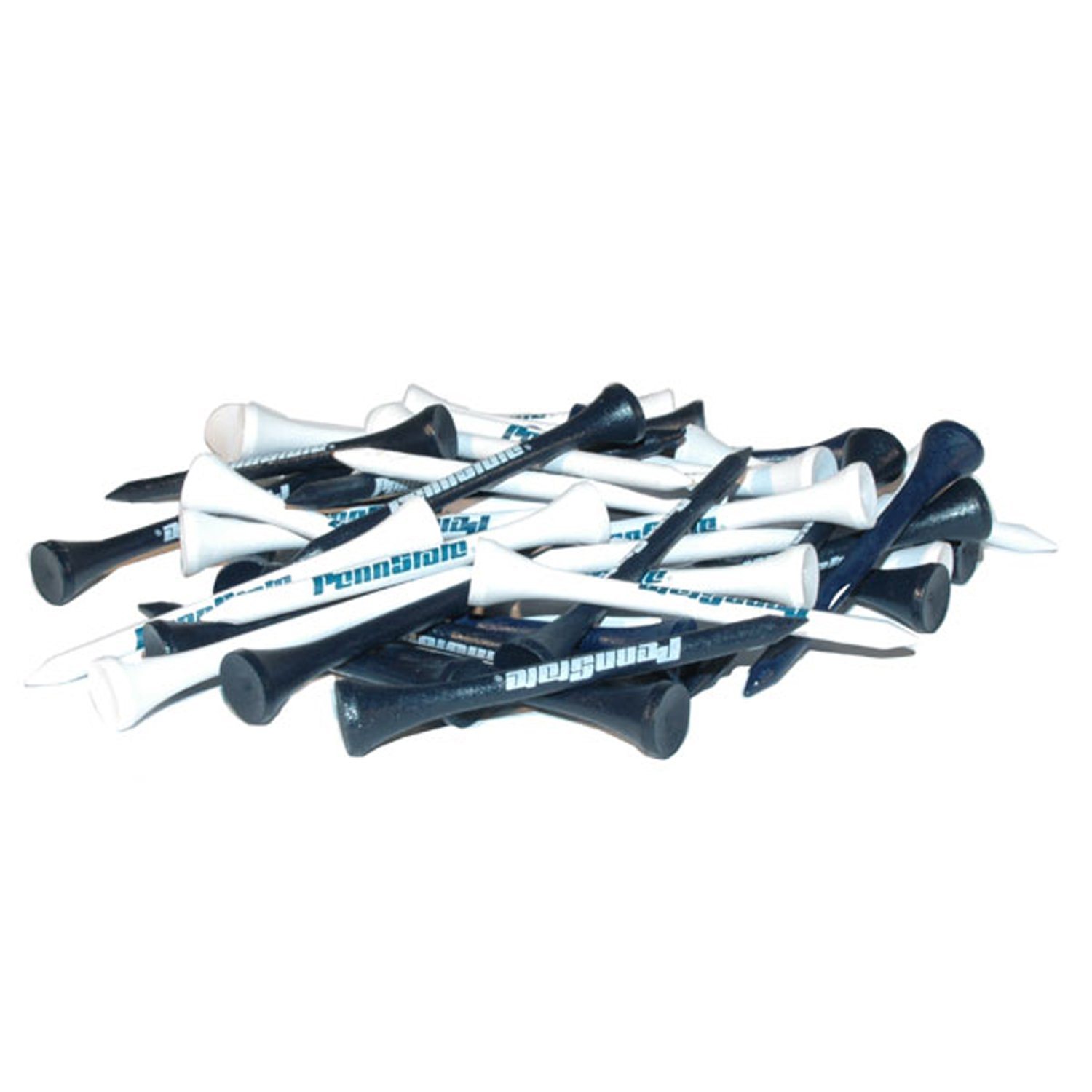 NCAA Team Golf Tees - Pack of 50 Premium Wooden Golf Tees for Men & Women | Perfect for Driving Range, Course Play & Tournament Practice