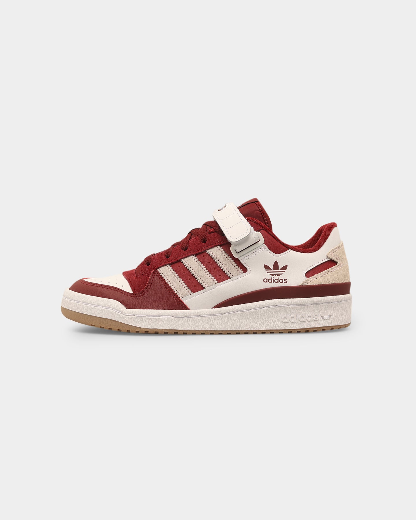Adidas Forum Low Sneakers - Collegiate Burgundy | Men's Casual Shoes for Walking, Running & Street Style