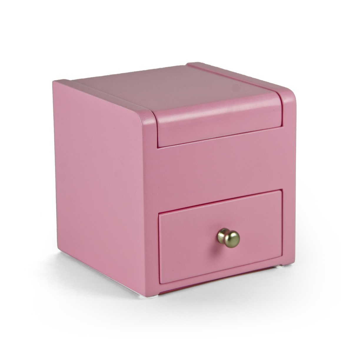 Matte Pink 18-Note Ballerina Musical Jewelry Box with Pull-Out Drawer - Easy Song Selection - Multiple Melodies - Perfect Gift for Girls, Dancers & Music Lovers - Ideal for Jewelry Storage, Bedroom Decor & Special Occasions