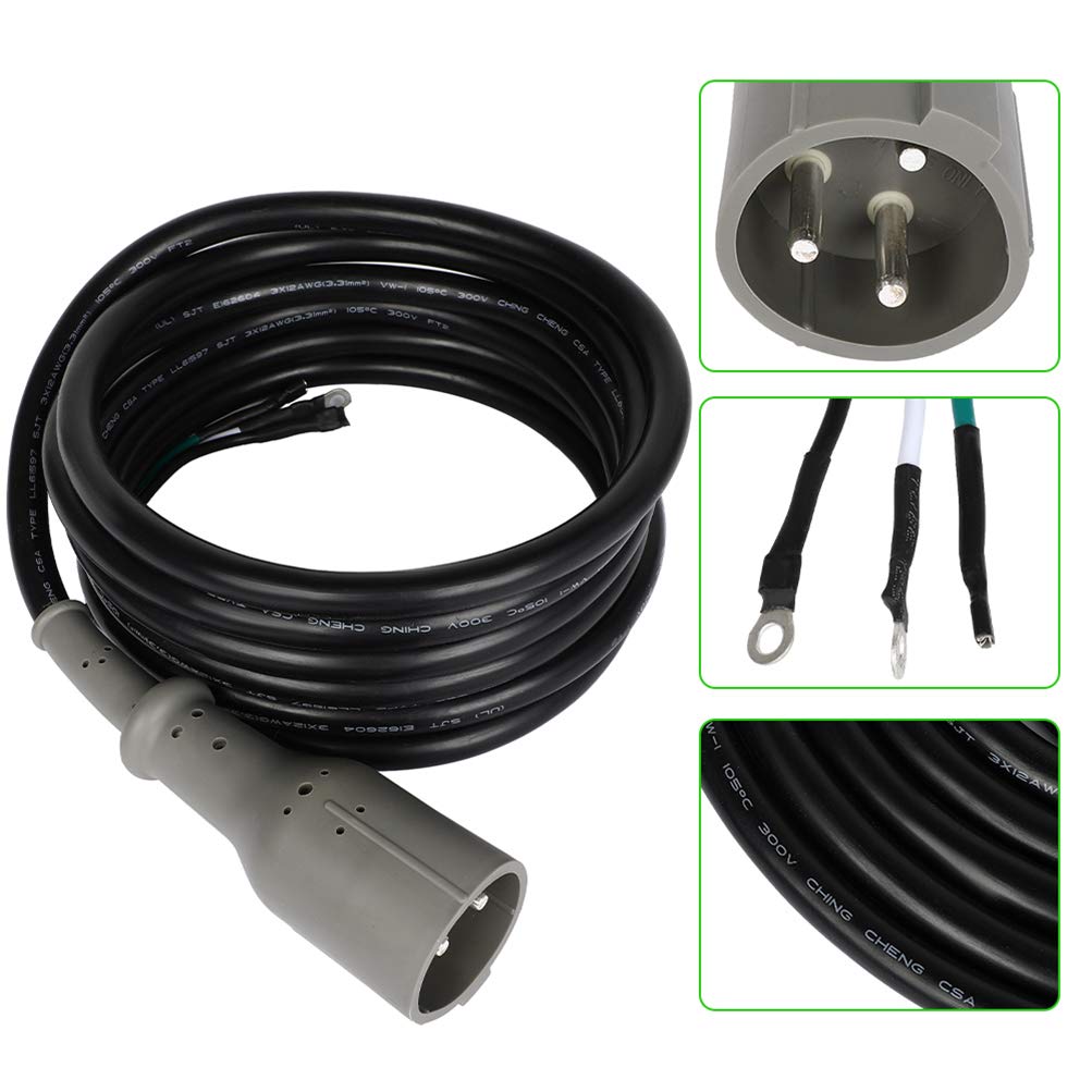 OCPTY 48V Charger Plug & Cord for Club Car DS & Precedent Golf Carts (1995+) - Replacement DC Power Cord 1018289-01 | Perfect for Home & Golf Course Charging