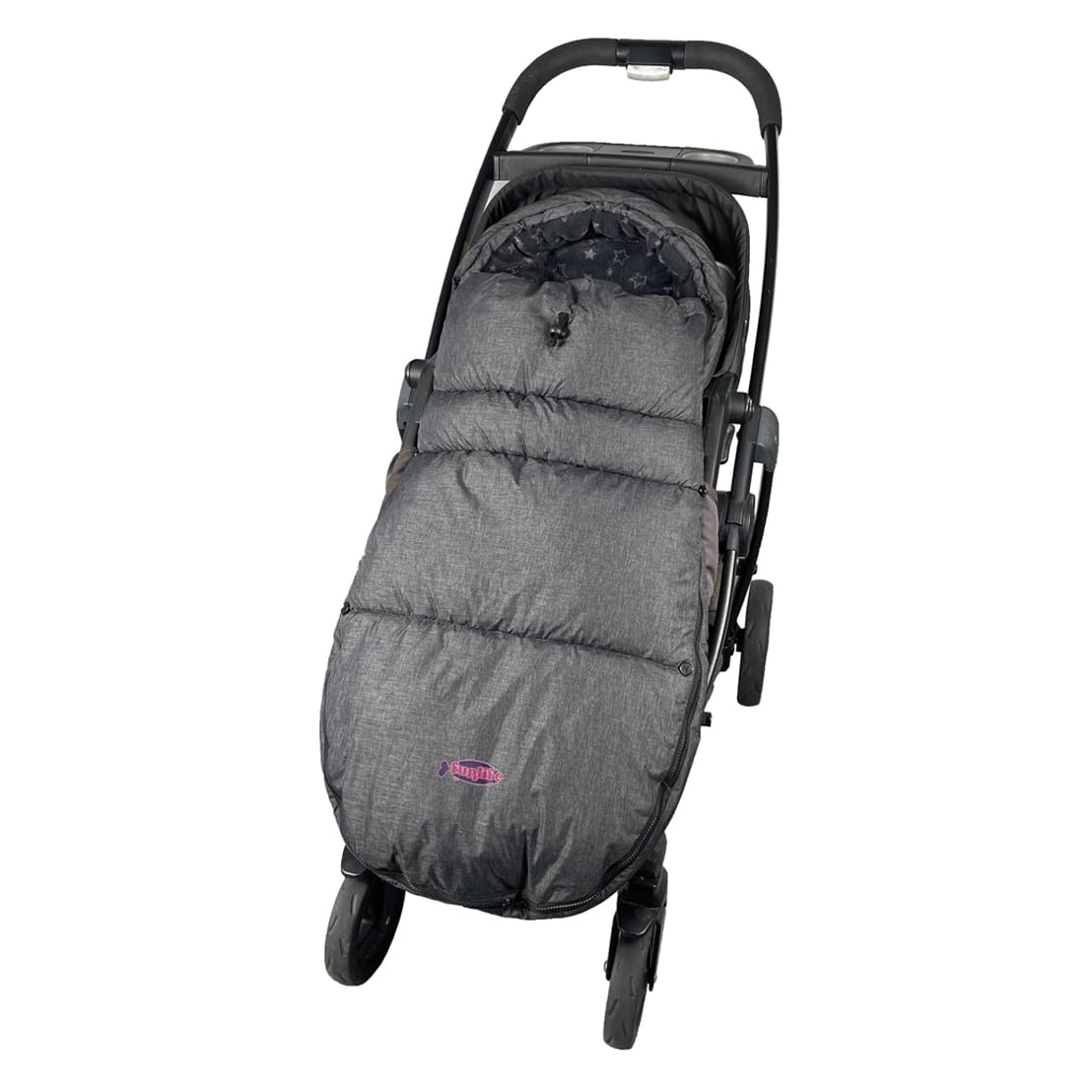 FunLife Adjustable Winter Stroller Bunting Bag for Toddlers 0-4T - Waterproof Removable Sleeping Bag with Front Height Adjustment - Perfect for Outdoor Walks, Shopping & Winter Travel