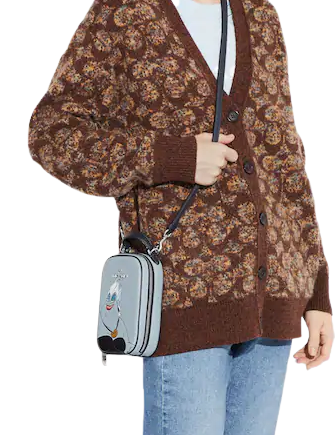 Coach Disney X Coach Eva Phone Crossbody Bag with Ursula Motif - Stylish Small Purse for Women, Perfect for Parties, Travel & Everyday Use