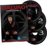 Andre Galvao Favorite Moves Gi 3 DVD Set - Preowned BJJ Instructional Videos for Grappling & MMA Training - Perfect for Home Practice & Competition Preparation