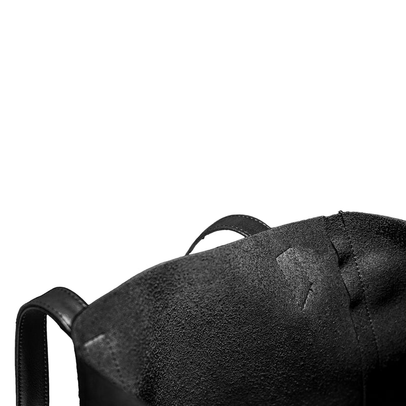 Canussa Classic Black Tote Bag - Stylish & Durable for Work, Travel & Everyday Use