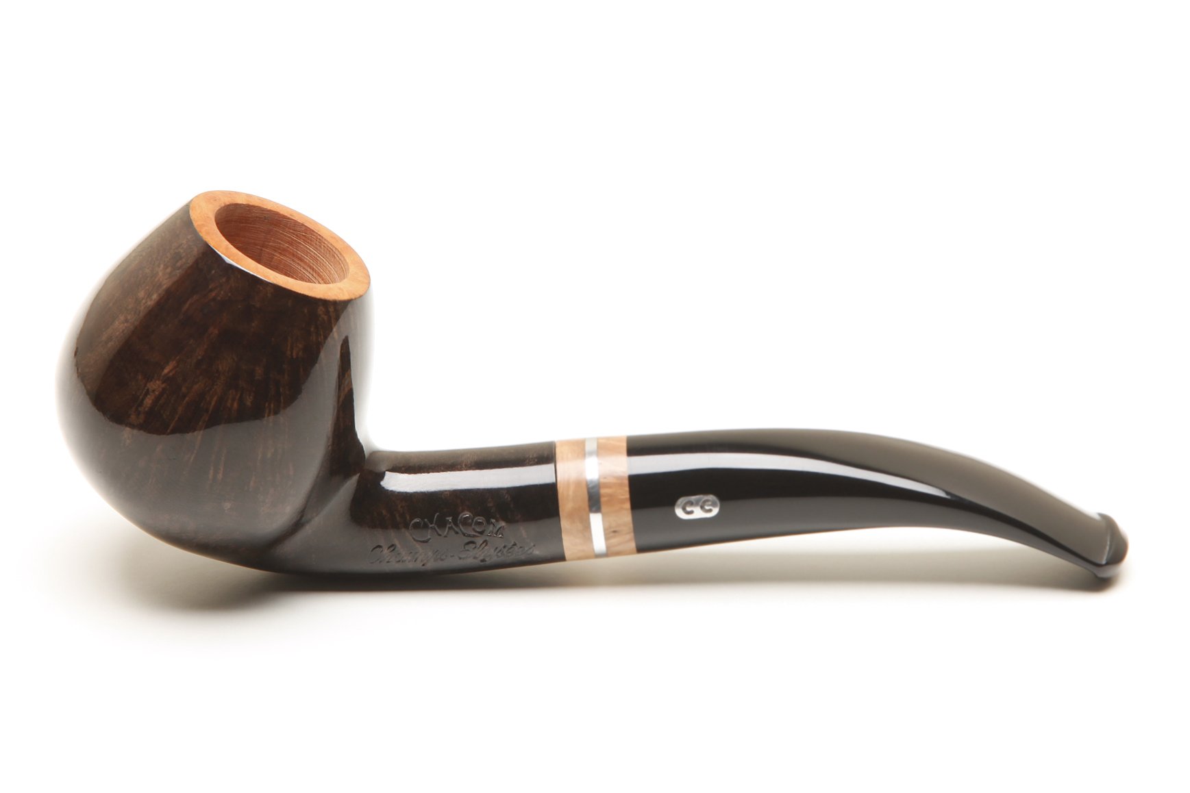 Chacom Champs Elysees 425 Smooth Tobacco Pipe - Premium Briar Wood Smoking Pipe for Men - Perfect for Relaxation, Gifts & Collectors