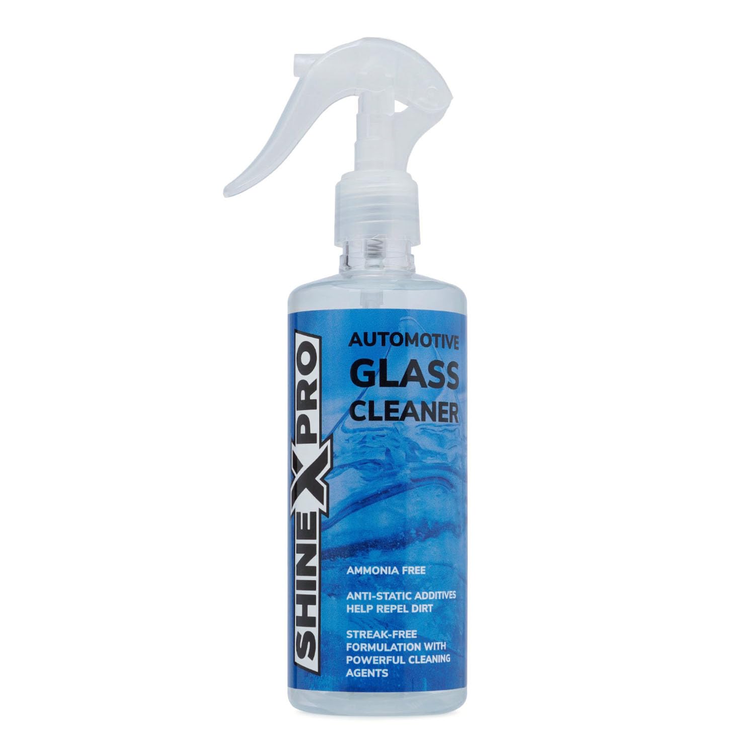 ShineXPro Car Glass Cleaner - Streak-Free Windshield Cleaner with Anti-Static Dust Repellent | Ammonia-Free Formula & Powerful Cleaning Agents | Safe for Tinted & Coated Glass | Perfect for Cars, Trucks, RVs & Motorcycles