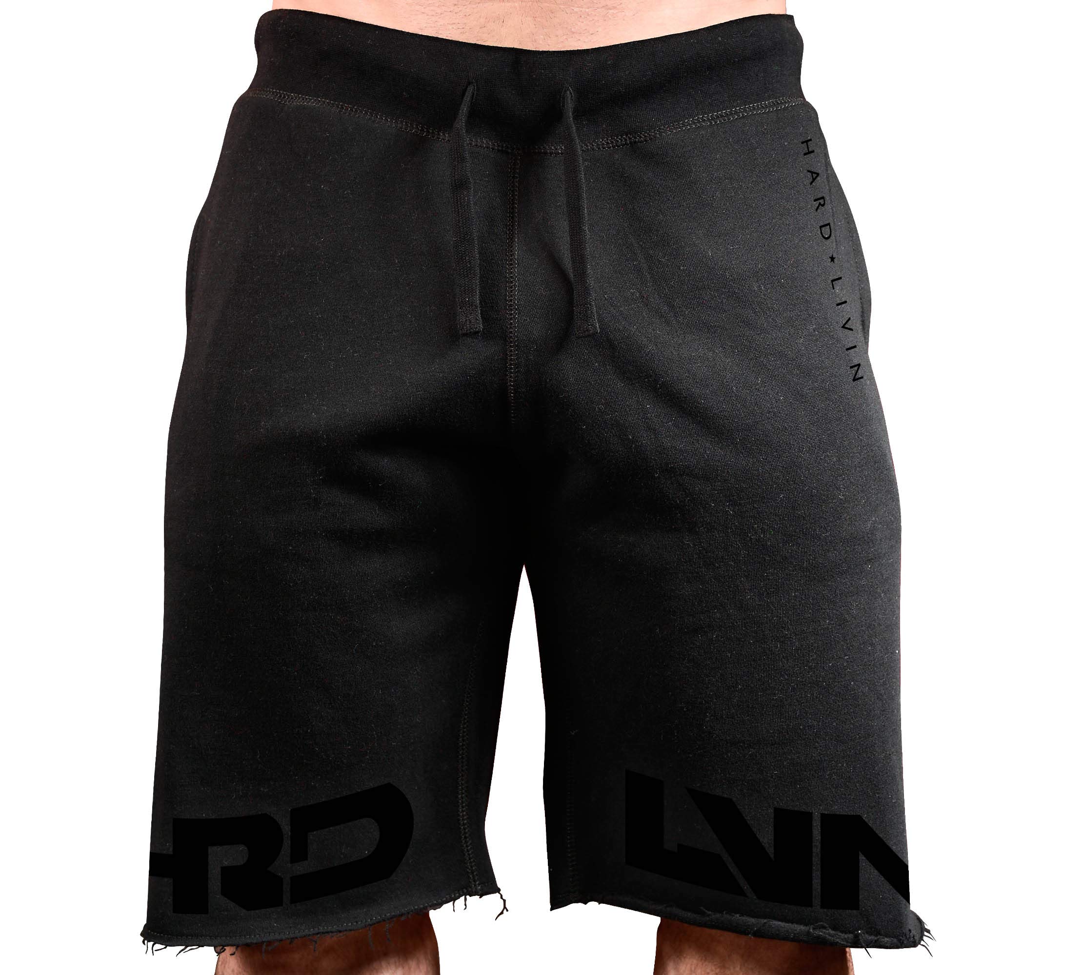 Men's HRD-LVN Split Leg Workout Shorts - Breathable Gym Training & Running Shorts for Men - Perfect for Weightlifting, CrossFit, and High-Intensity Workouts