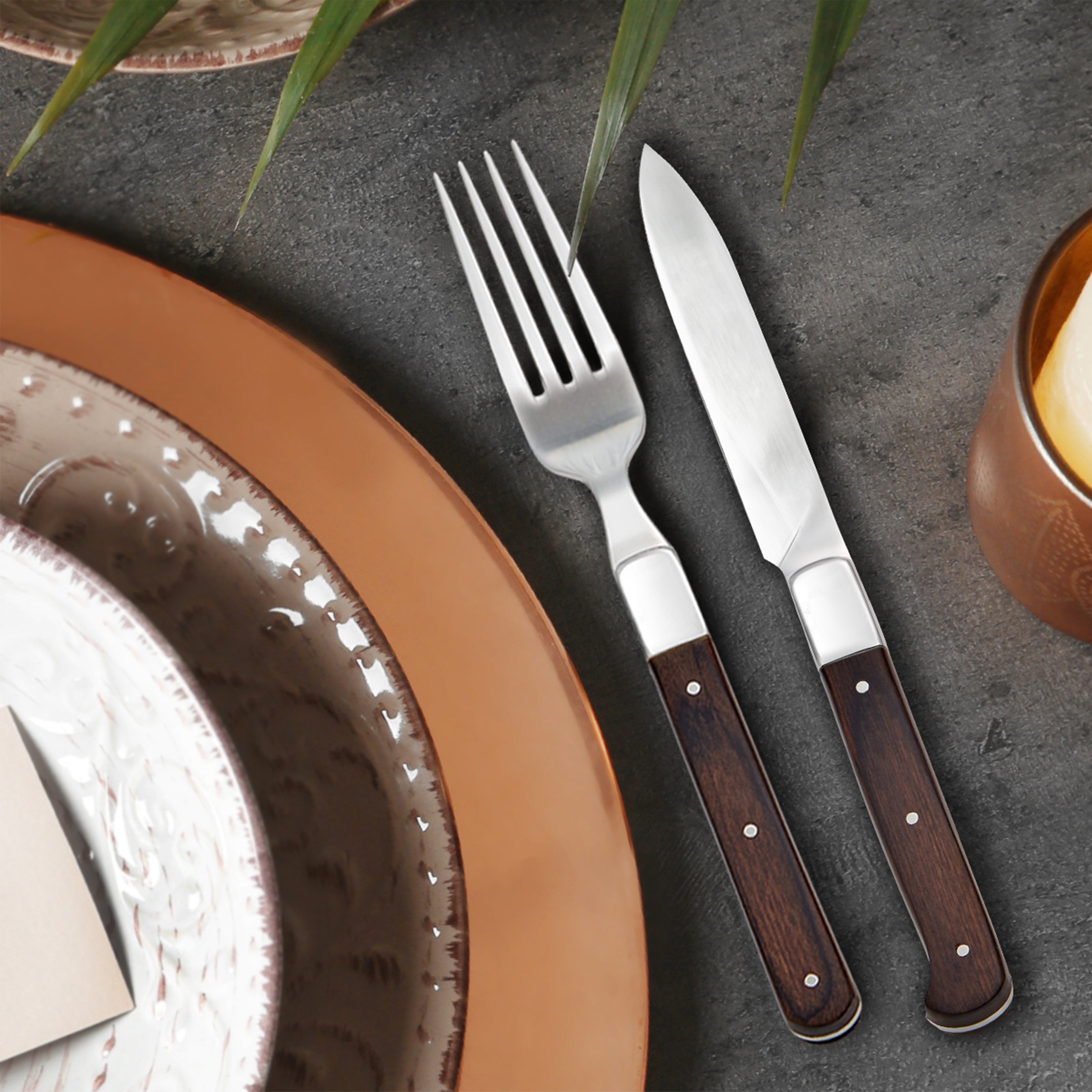 Premium St. Michel 20-Piece Stainless Steel Flatware Set - Elegant Silverware for Everyday Dining, Dinner Parties & Special Occasions