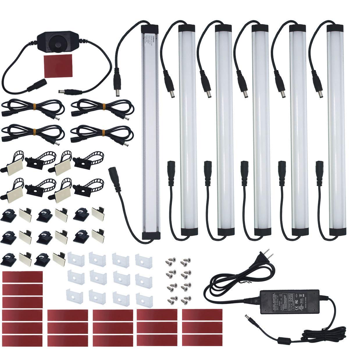 Litever 6-Light & 3-Light Bar Kit - 5000K Daylight LED Lighting for Home, Office & Commercial Spaces