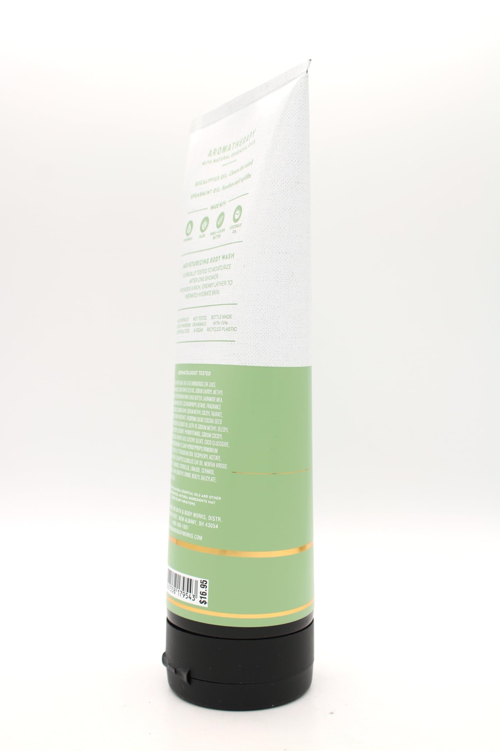Eucalyptus & Spearmint Moisturizing Body Wash - 10 fl oz | Hydrating Shower Gel for Dry Skin - Relaxing Aromatherapy Bath & Body Care - Perfect for Daily Use & Spa Nights