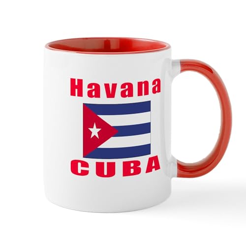 White/Red Inside - Havana Cuba Designs Mug