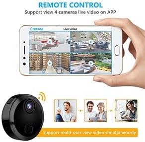 Hidden Spy Camera with Motion Detection & Night Vision - 1080P WiFi Wireless Mini Surveillance Camera for Indoor Use - Nanny Cam, Pet Monitor, Baby Camera with Mobile App - Perfect for Home Security, Office Monitoring & Elderly Care