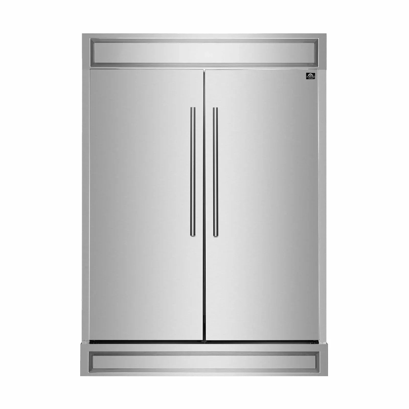 **Forno 48-Inch Gas Range & 60-Inch Built-In Refrigerator 2-Piece Stainless Steel Appliance Package (FBDL 019 06CAUS) – Perfect for Modern Kitchens & Open-Concept Homes**