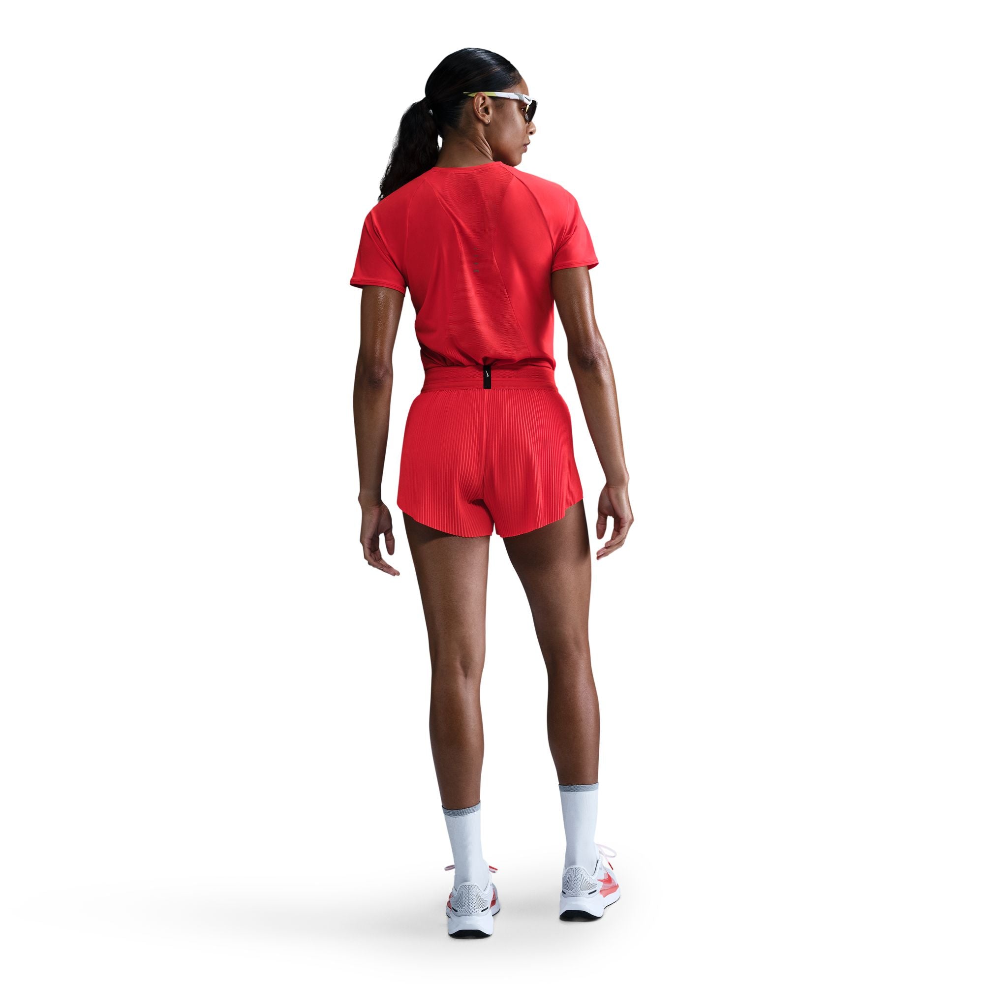 Nike Women's DRI-FIT ADV Aeroswift Mid-Rise Lined Running Shorts - 3-Pack (696 LT Crimson/Black) | Moisture-Wicking Athletic Shorts for Running, Gym Workouts & Yoga | High-Performance Comfort for Active Women