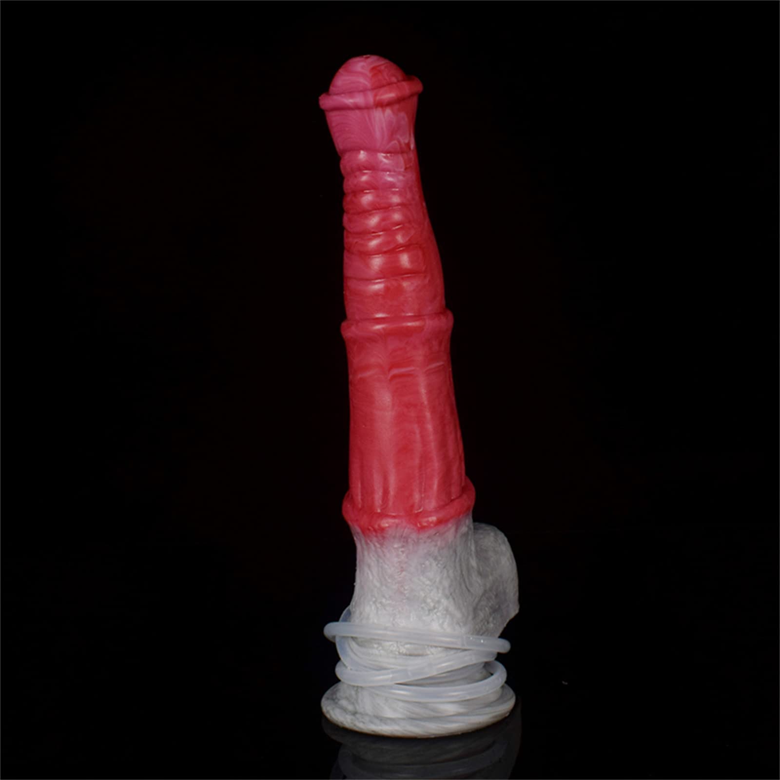 Realistic Ejaculating Horse Dildo - Lifelike Squirting Animal Dildo for Women, G-Spot & Anal Play - Adult Sex Toy with Cum Tube (Red) | Perfect for Roleplay, BDSM & Solo Pleasure