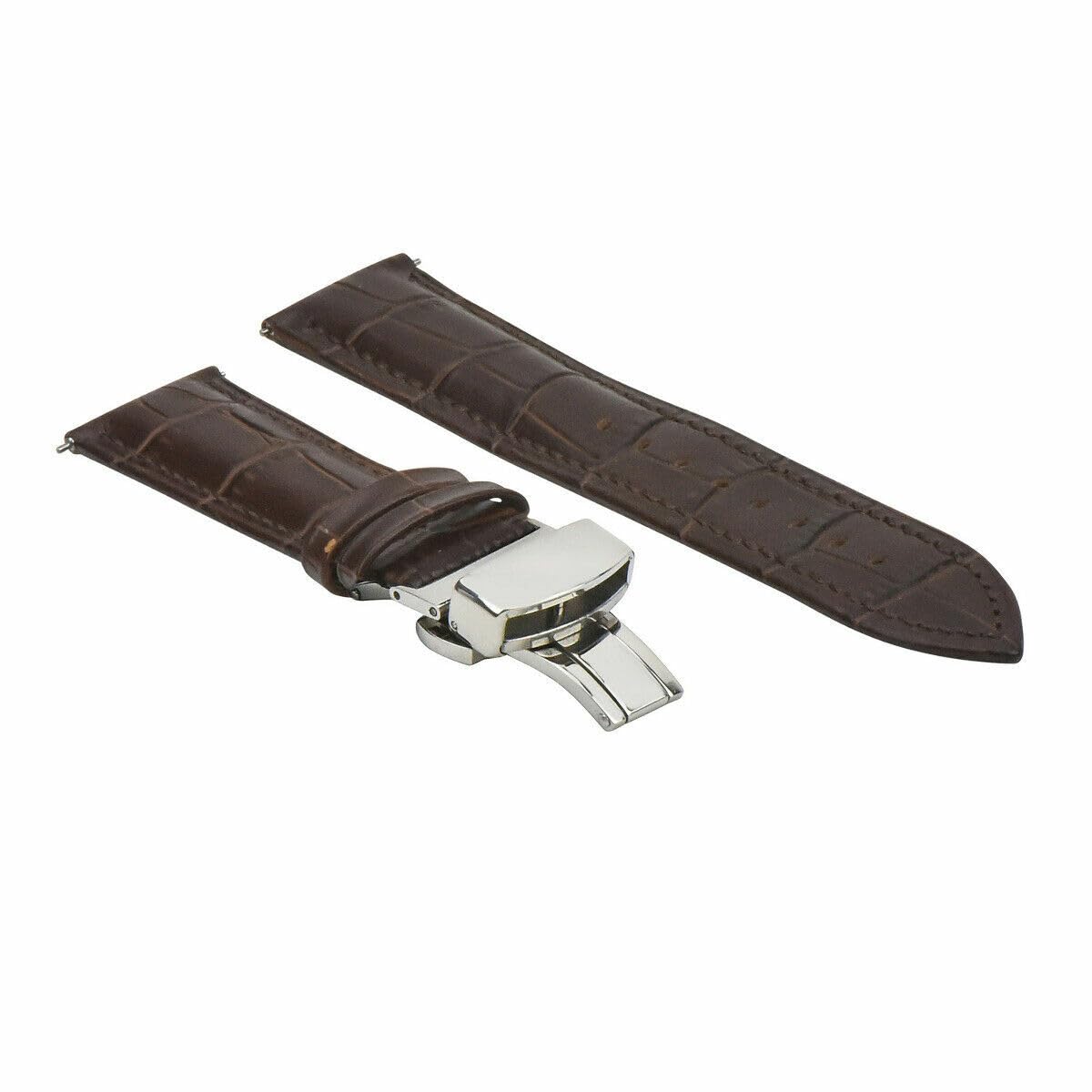 Genuine Leather Watch Band Strap 16-24mm Quick Release Replacement for Citizen - Perfect for Dress Watches, Business & Casual Wear