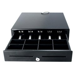 WCD-5000 Cash Drawer with Printer Interface - Secure & Durable POS Cash Register Drawer for Retail, Restaurant & Small Business Checkout Stations