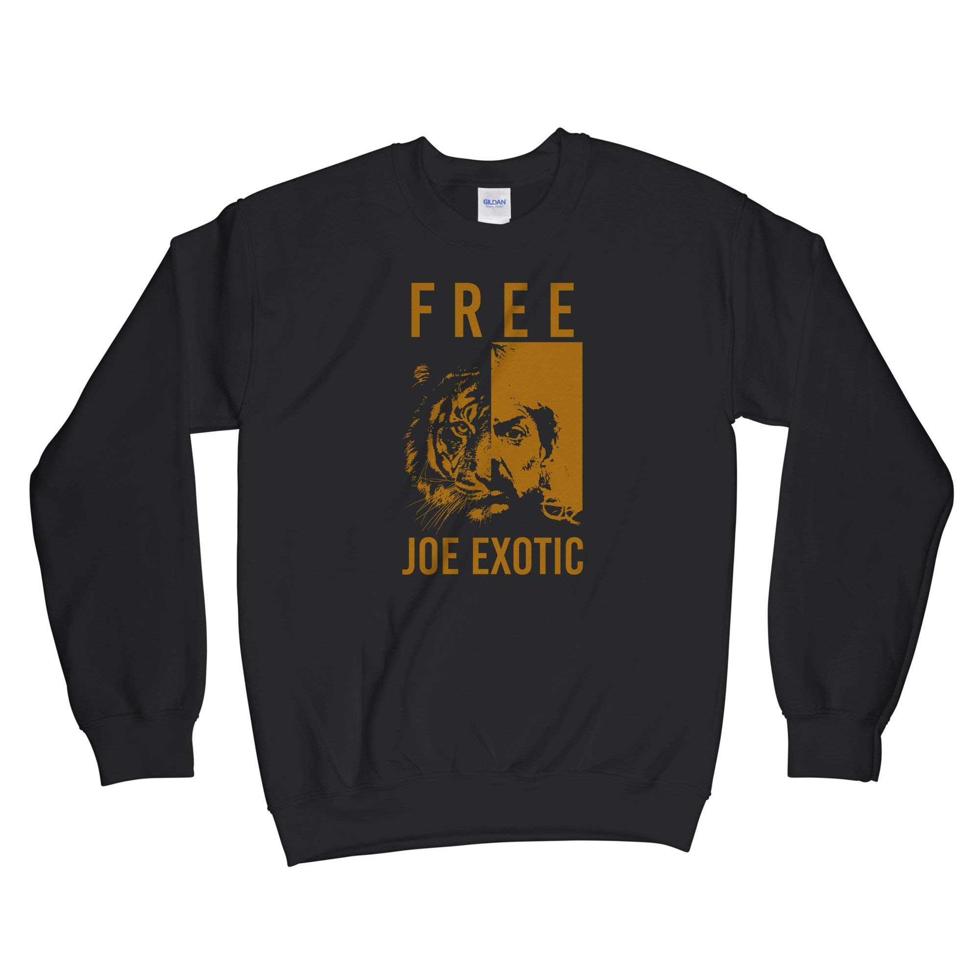 Free Joe Exotic Sweatshirt | Tiger King Graphic Hoodie for Men & Women | Perfect for Cosplay, Halloween & Netflix Fans