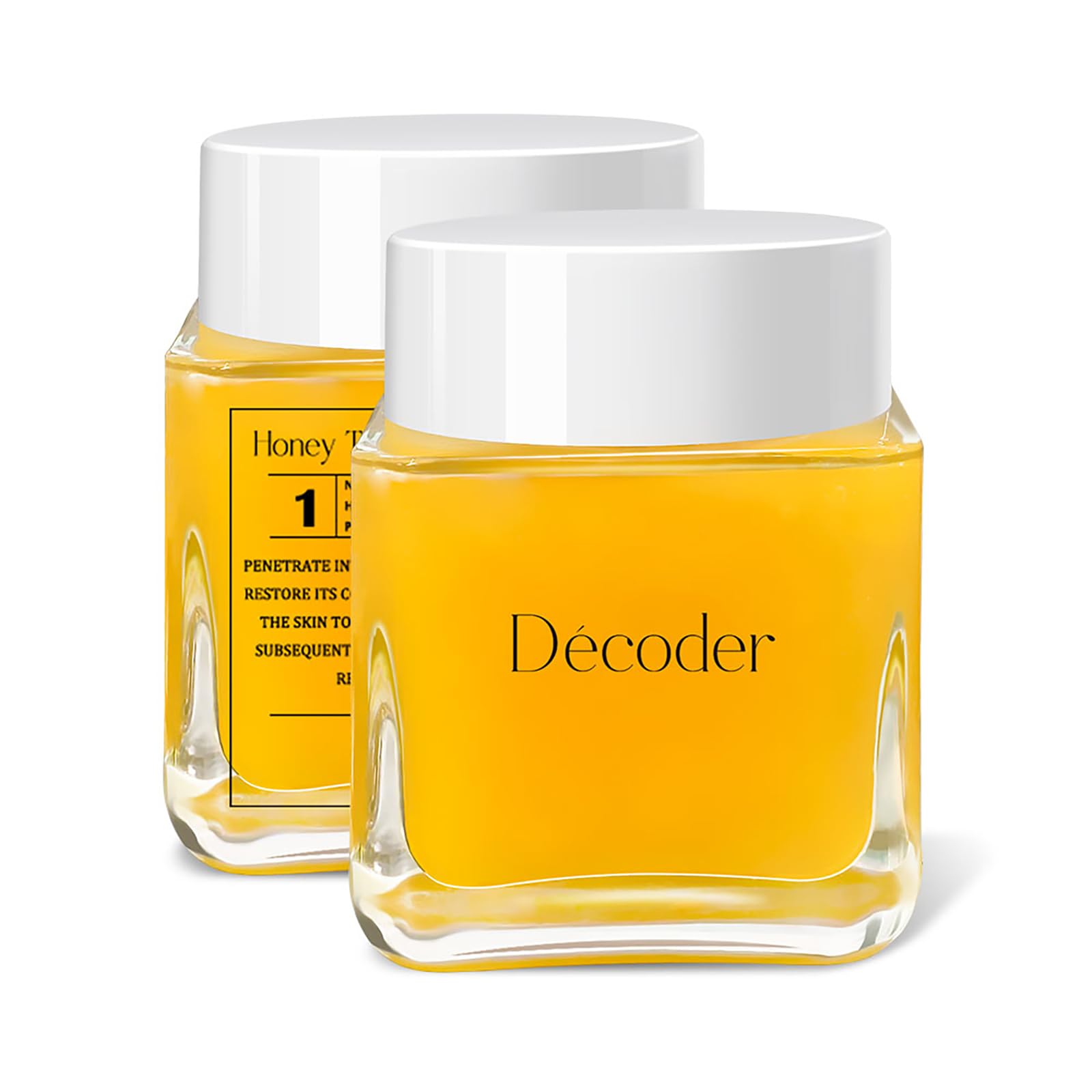 Honey Cleansing Jelly Face Mask with 5% Honey Extract & Niacinamide - Deep Nourishing Collagen Skincare with Royal Jelly, Witch Hazel & Sea Buckthorn Oil - Hydrating & Advanced Cleansing for Glowing Skin - 4.23 Oz - Perfect for Daily Skincare Routine & Spa Night Self-Care