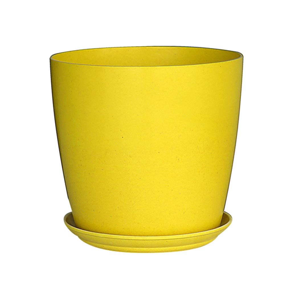 Nordic Style Flower Pot with Drainage Hole - Modern Plant Container for Indoor/Outdoor Plants, Home Garden Decor, Bonsai & Succulents - Perfect for Living Room, Balcony, Office Desk Decor
