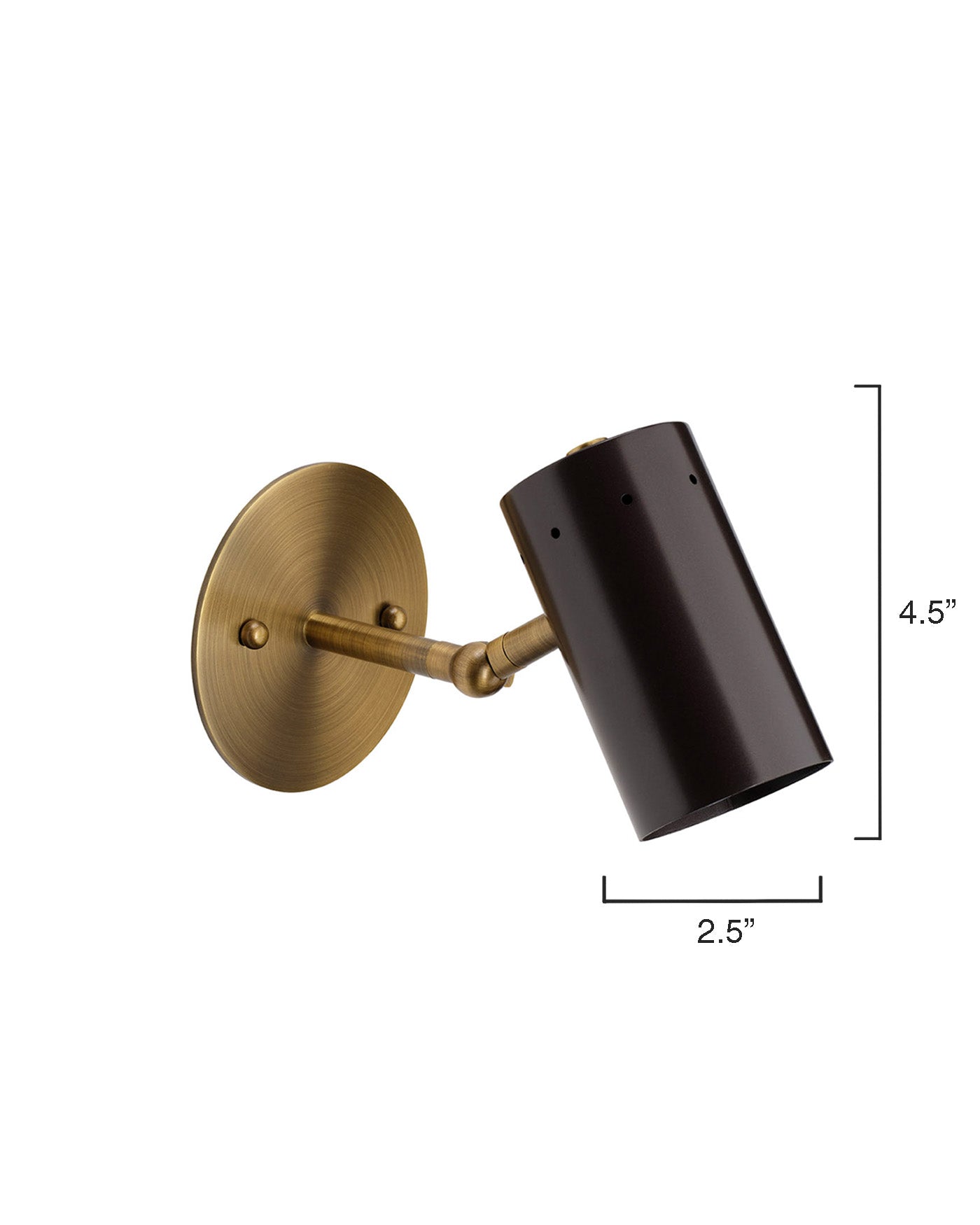 Milano Sconce Oil Bronze Wall Light - Vintage Bronze Finish Wall Sconce for Bedroom, Living Room & Hallway Lighting