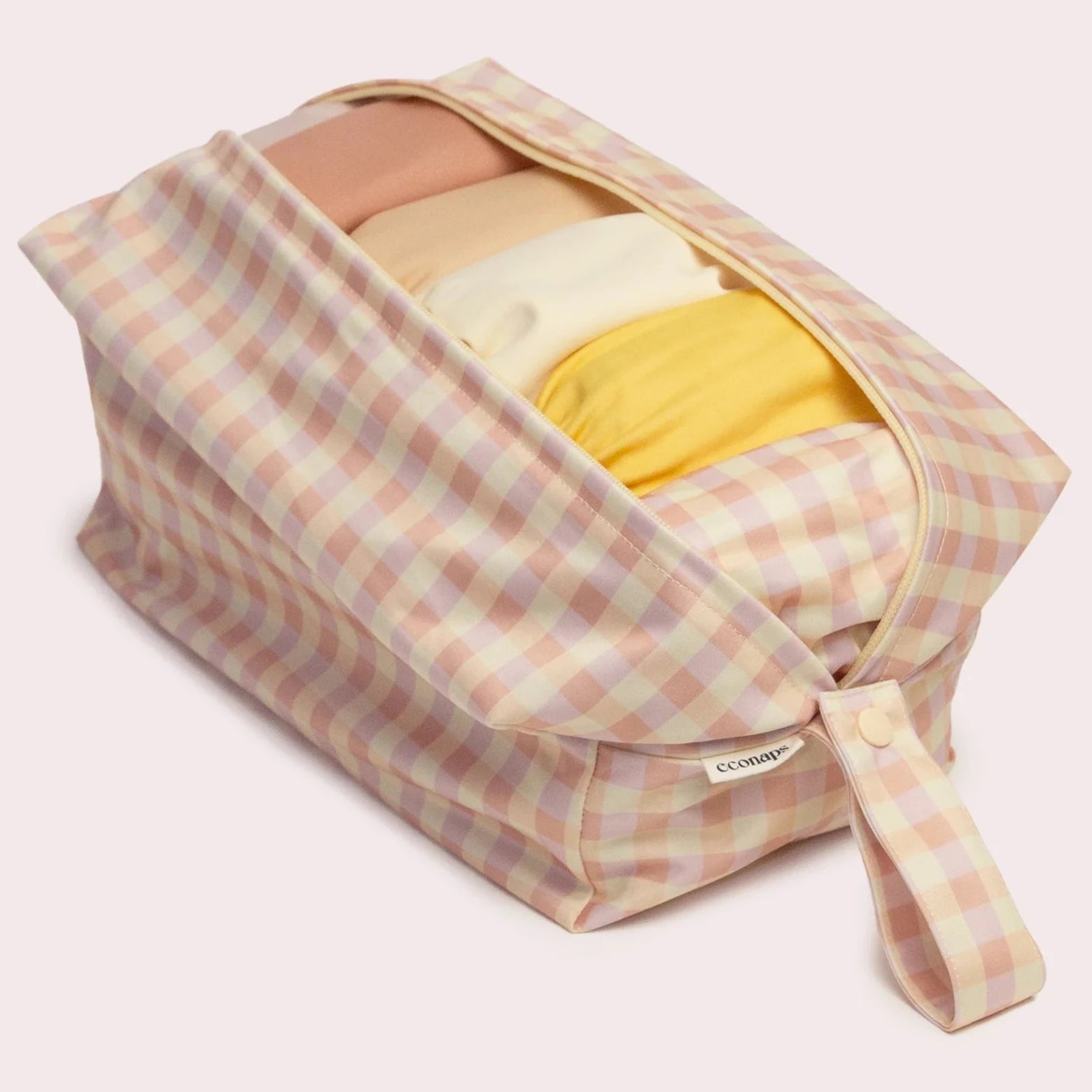 EcoNaps Pod Wet Bag - Reusable Waterproof Diaper Wet Bag for Babies - Perfect for Daycare, Travel & Swimming