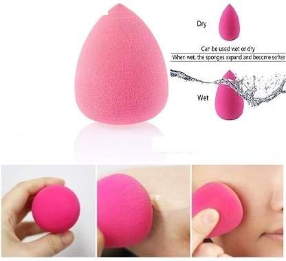 Premium Pink Beauty Blender Makeup Sponge - Soft & Flawless Blending for Foundation, Concealer & Powder | Ideal for Professional Makeup Artists & Everyday Use