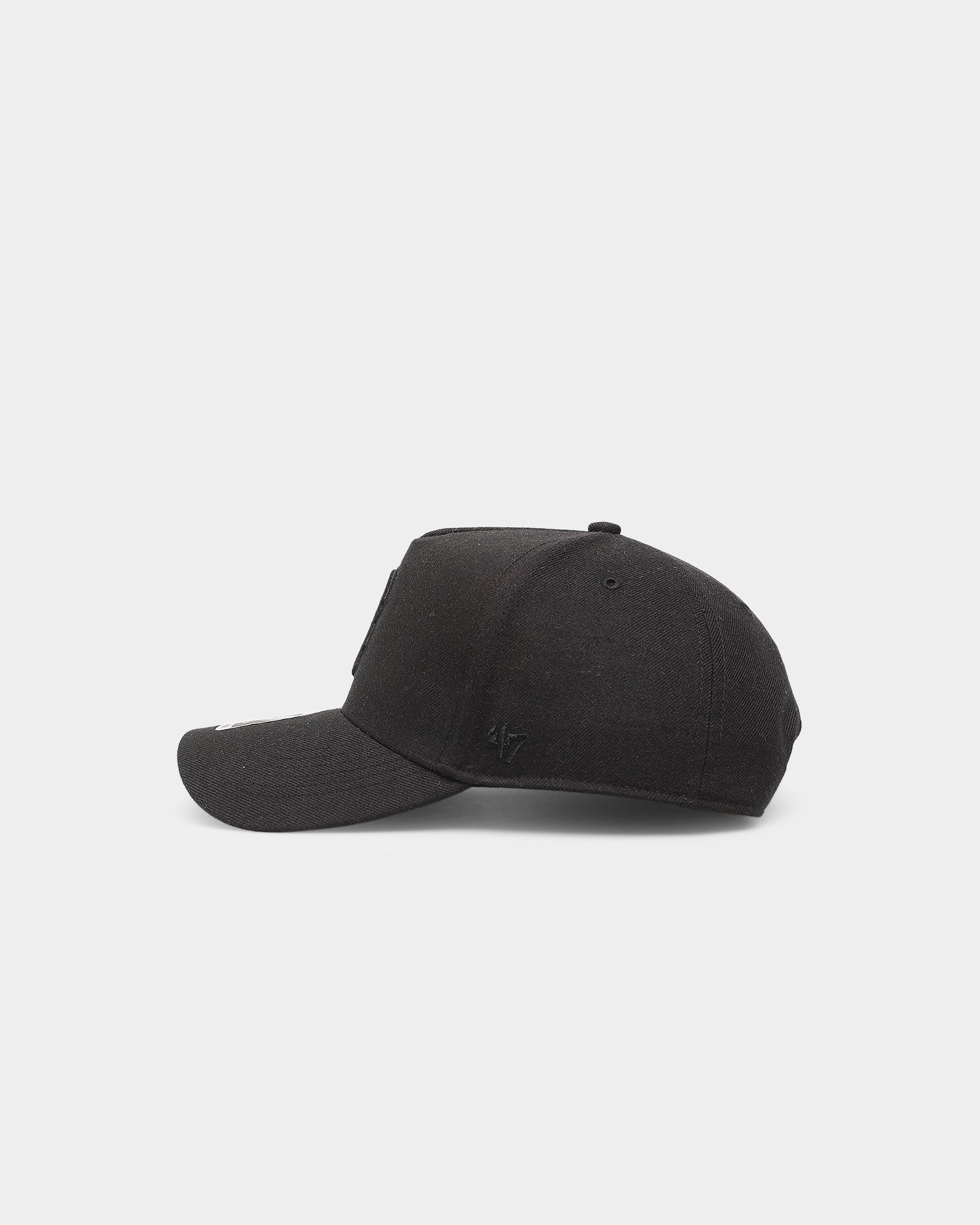 47 Brand Boston Red Sox 'Black/Black' MVP DT Snapback Hat - Adjustable Baseball Cap for Men & Women - Perfect for Sports Fans, Casual Wear & Game Day Outfits