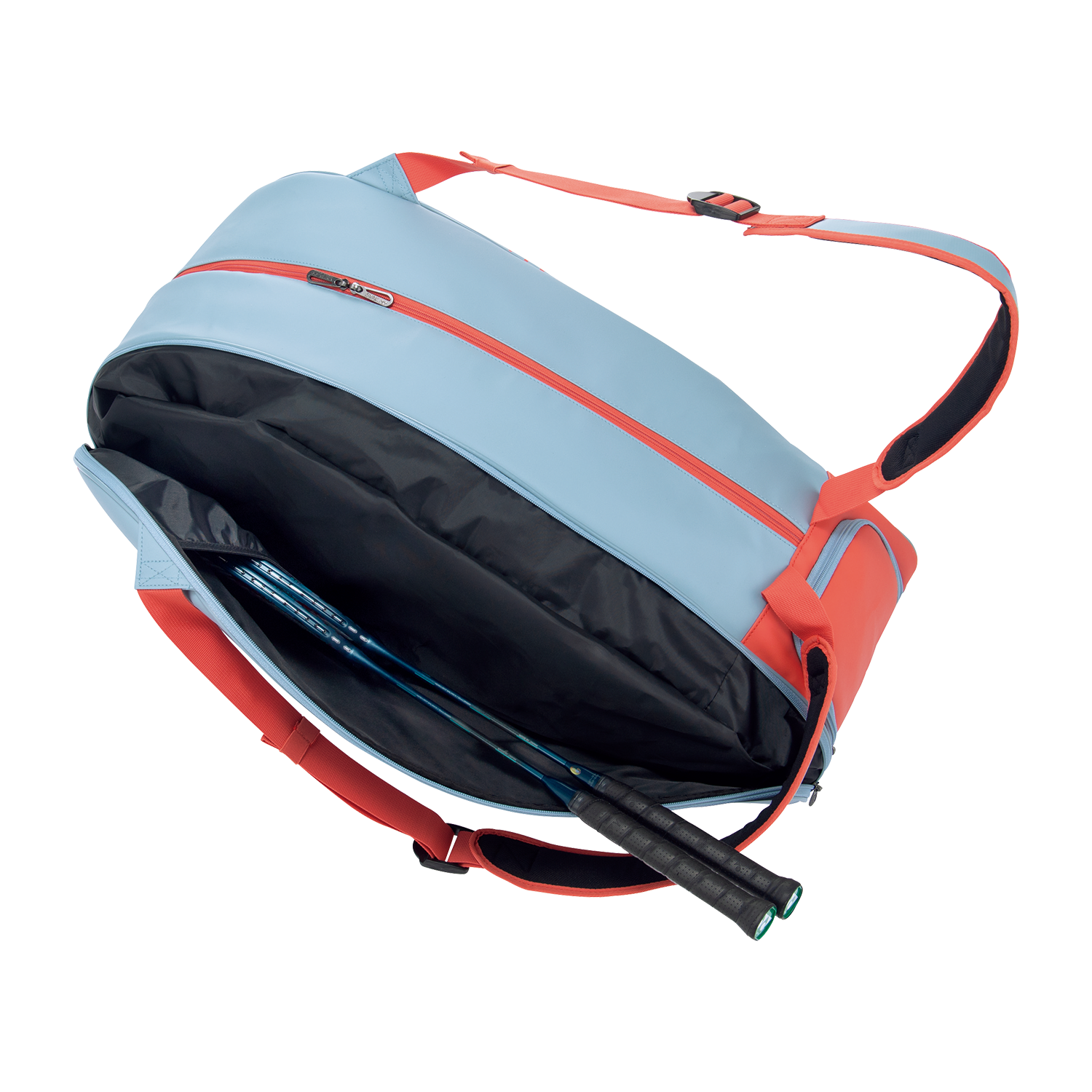Yonex Active Badminton Tennis Racquet Bag 6-Pack BA82426EX Blue Grey - Durable Sports Gear for Court & Training Sessions