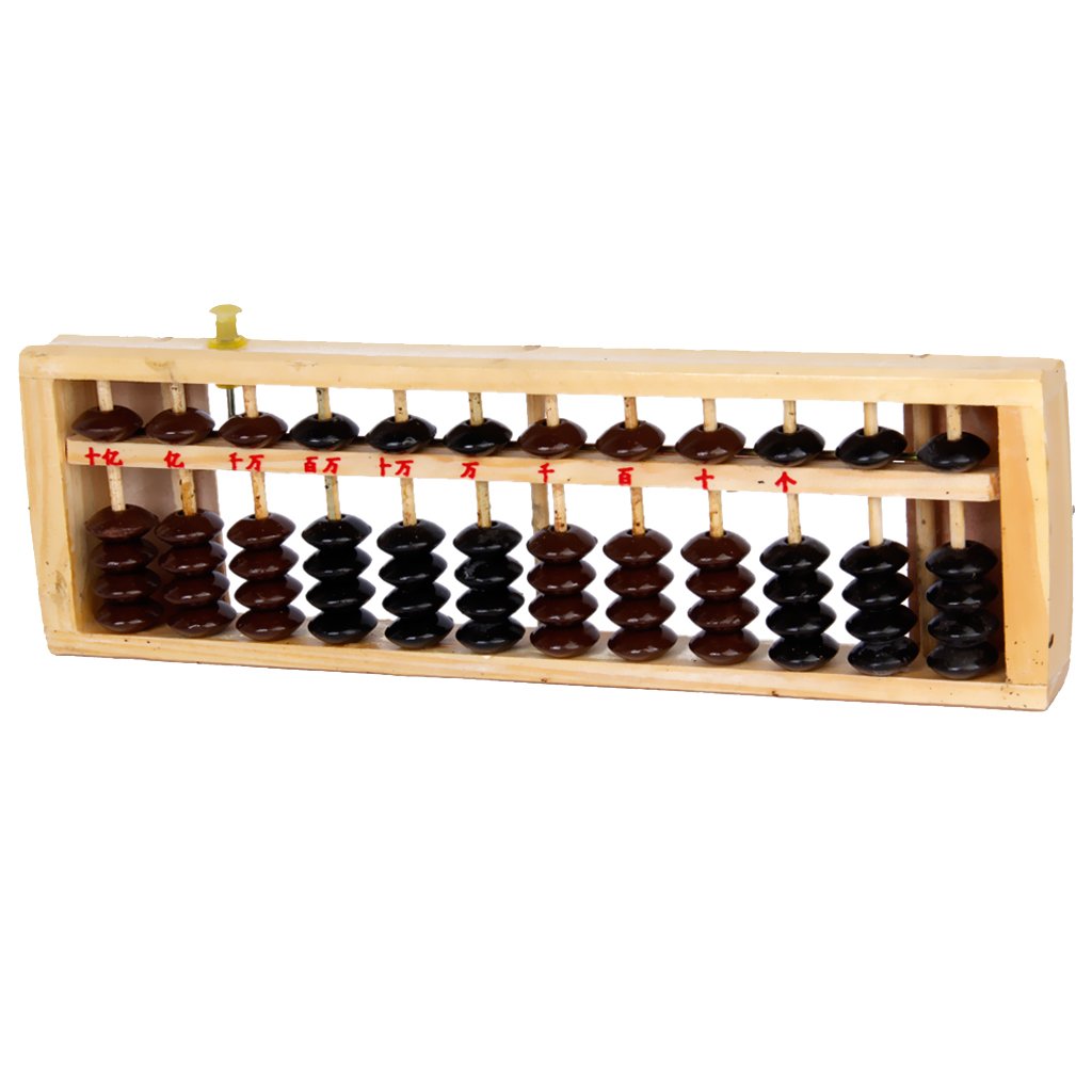 Wooden Abacus Soroban Calculator - Traditional Math Learning Tool for Kids & Adults - Perfect for Classroom, Homeschooling, and Mental Arithmetic Practice