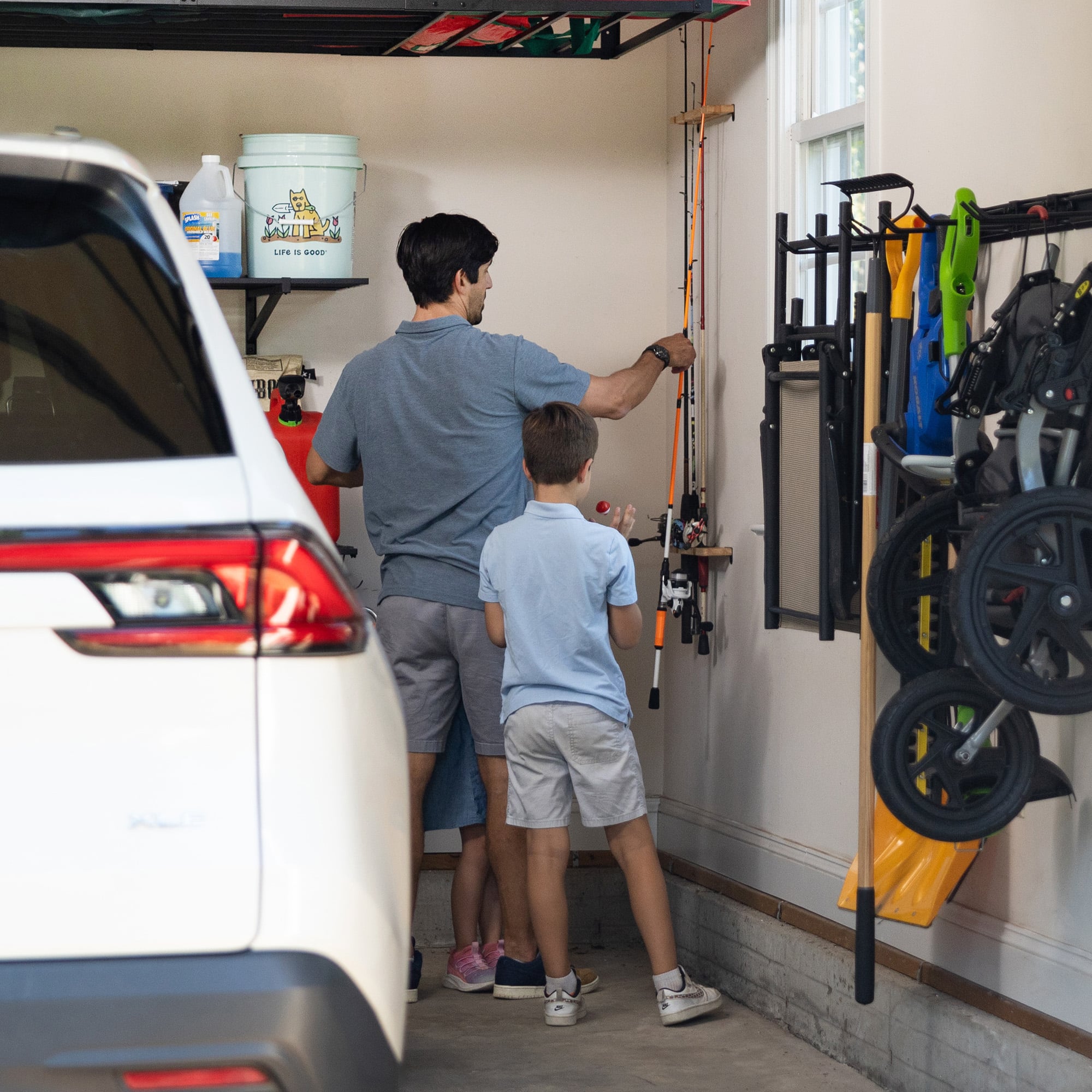 Best Fishing Rod Holder for Stillwater - Heavy Duty 8 Rod Storage Rack | Secure & Space-Saving Tackle Organizer for Garage, Boat, or Cabin | Perfect for Anglers & Fishing Enthusiasts