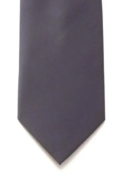LA Smith Plain Satin Tie - Classic Men's Necktie for Business, Wedding & Formal Events - Premium Silk Feel Dress Accessory for Office, Interviews & Special Occasions