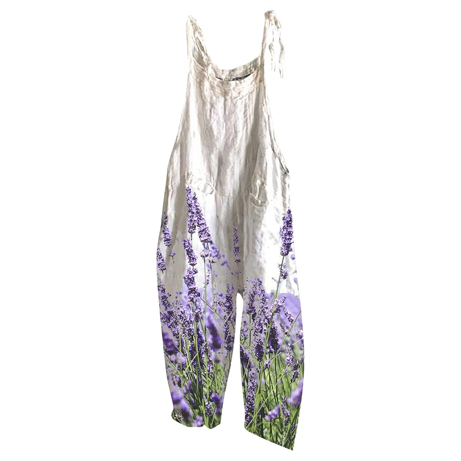 5665 Women's Jumpsuit - Cold Shoulder Ethnic Print Suspender Pants & Cami Style Romper | Perfect for Summer Outfits, Beach Vacations & Casual Wear
