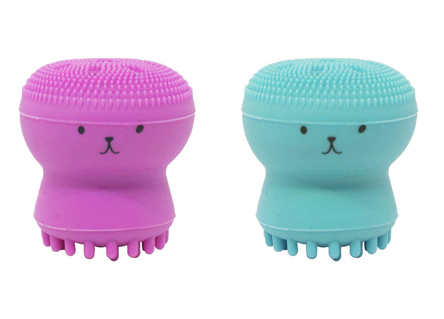 Majik All-in-One Deep Pore Cleansing Sponge & Facial Brush - Exfoliating Face Scrub Massager for Women & Girls | Perfect for Daily Skincare & Makeup Removal