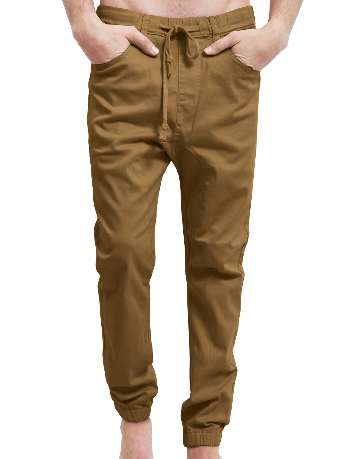 NE PEOPLE Men's Lightweight Casual Comfortable Harem Slim Fit Adjustable Jogger Pants (S-5XL) - Perfect for Lounge, Workout & Streetwear Fashion
