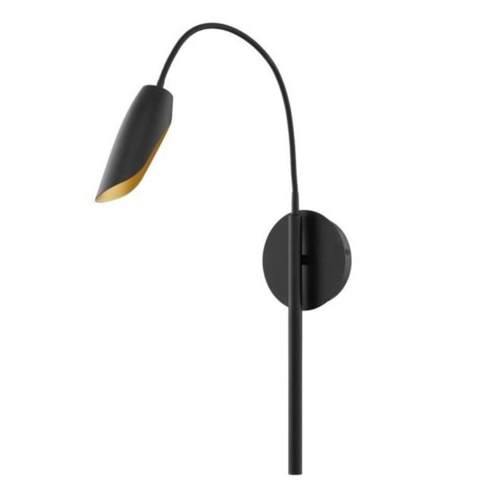 Ethan Sconce Wall Light - Modern Brass Wall Sconce with Plug-in Cord for Bedroom, Living Room, Hallway Lighting Decor