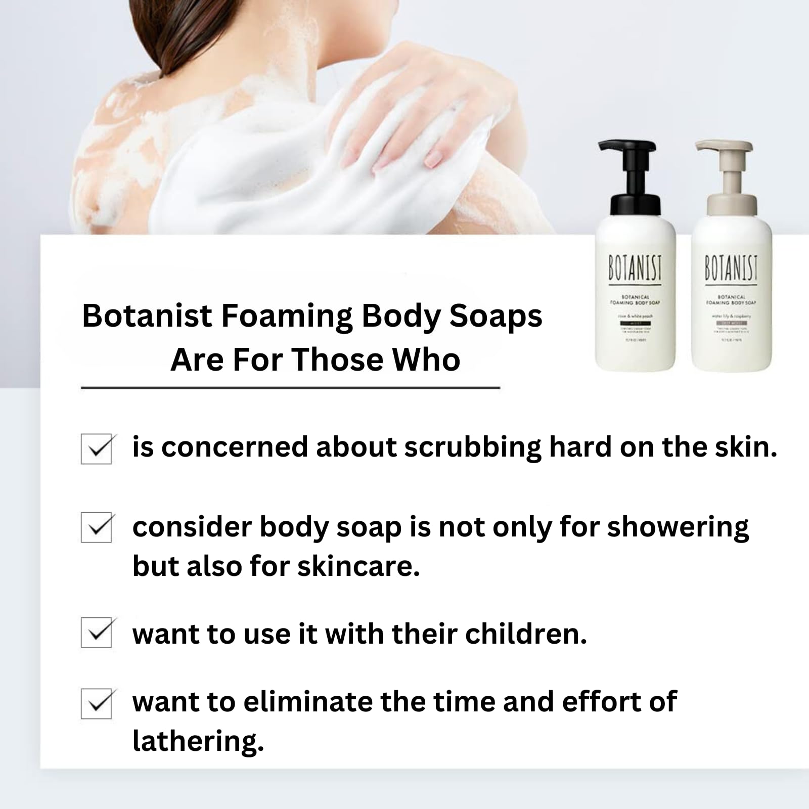 Botanist Deep Moisturizing Body Wash for Dry Skin - Shea Butter & Water Lily Raspberry Scent - Sulfate, Paraben & Dye Free - Gentle Foaming Soap for Family Use - 15.2 fl Oz (Pack of 2) - Perfect for Daily Shower & Sensitive Skin Care