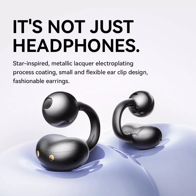 Sanag S6S Wireless Bluetooth Ear Clip Headphones with Air Conduction Technology - Perfect for Running, Cycling, Workouts & Outdoor Activities