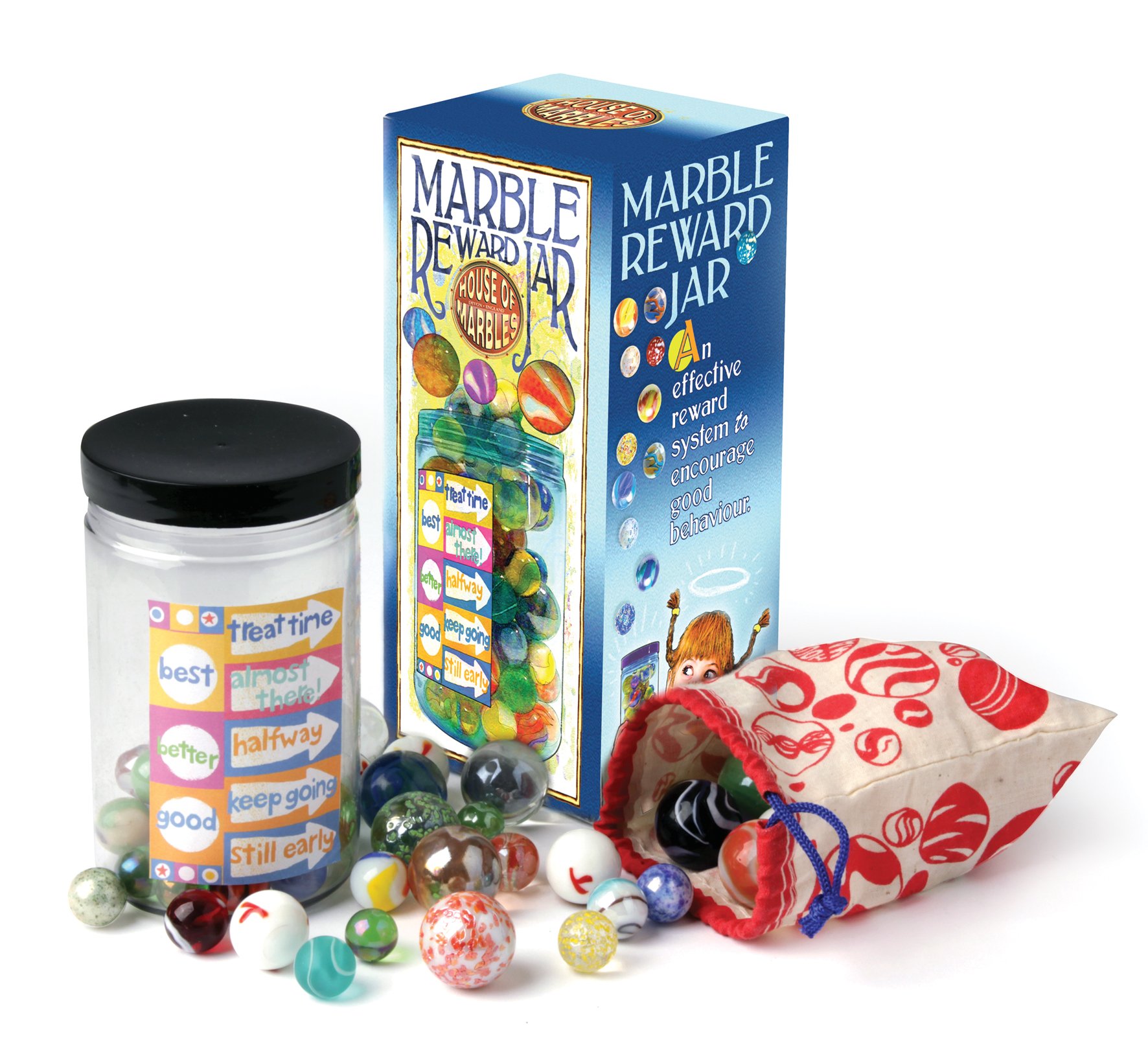 Marble Reward Jar - House of Marbles for Kids & Classroom Incentives