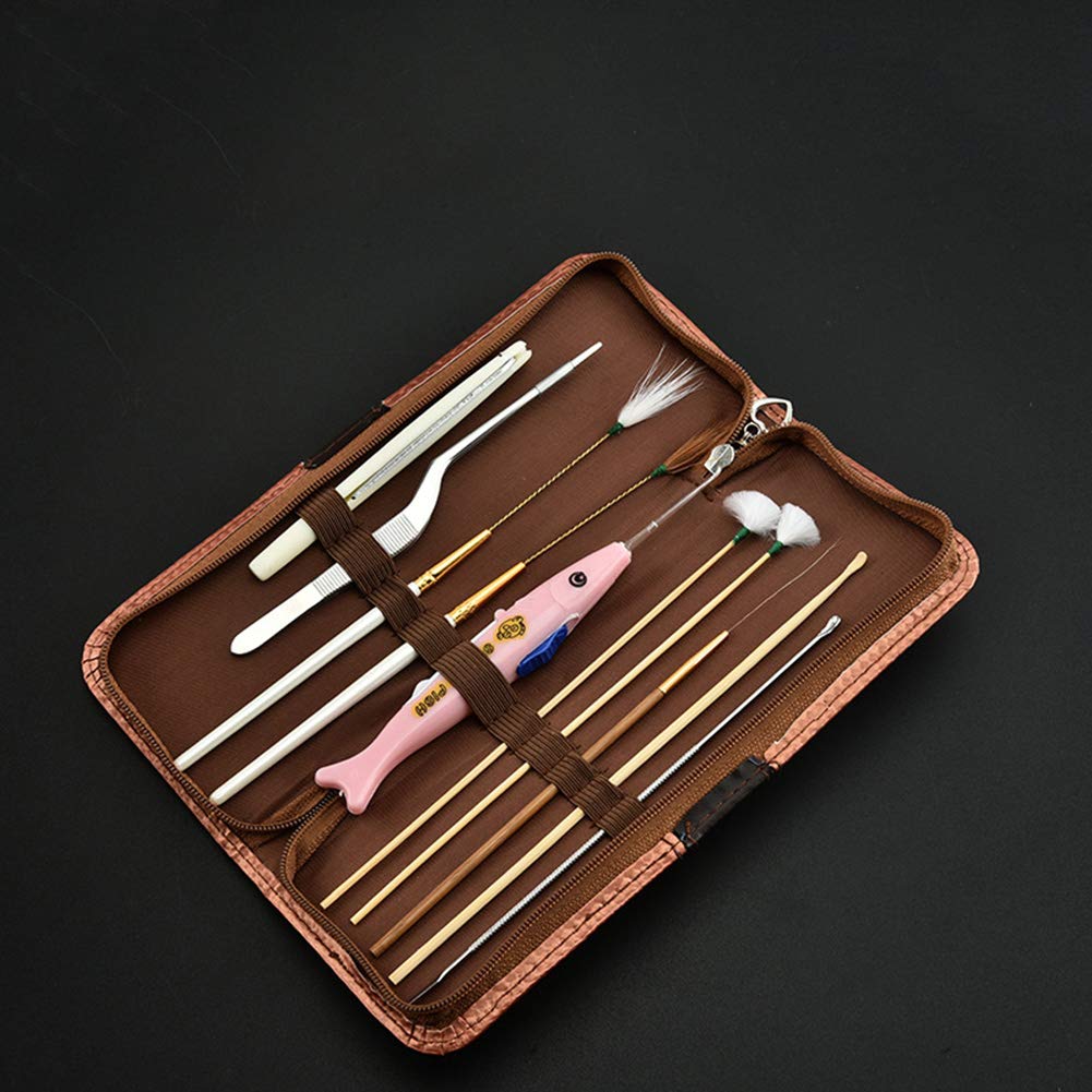 Hovico 10Pcs Ear Wax Remover Kit with Spoon & Brush - for Safe Ear Cleaning at Home