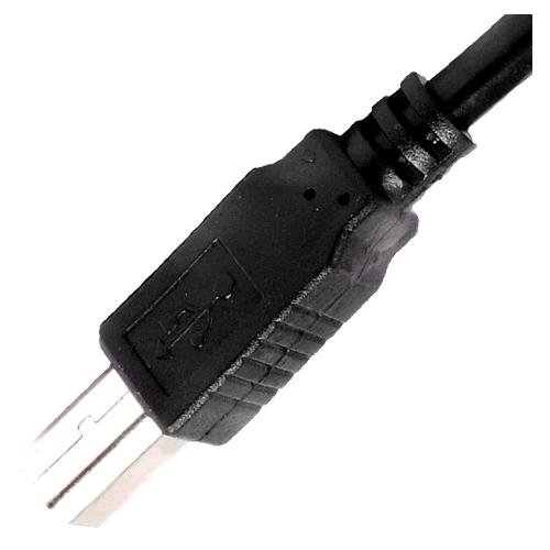 10ft USB Cable for Zebra LP 2844/TLP 2844-Z Barcode Printer - High-Speed Data Transfer for USPS Shipping Labels & Retail Barcode Printing