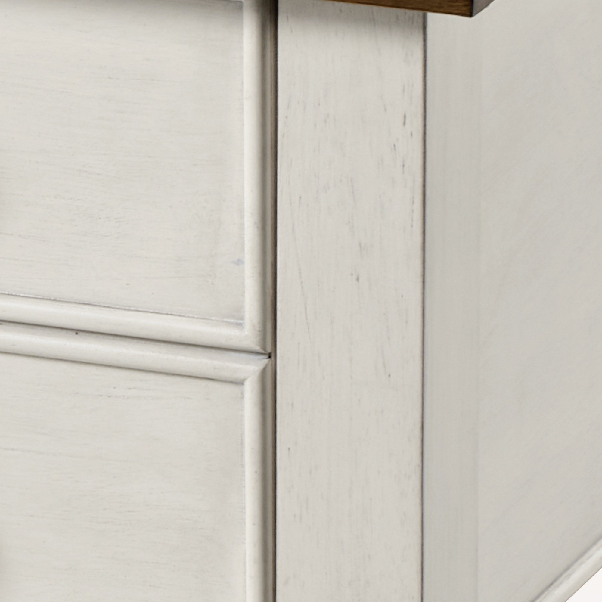 Rustic Farmhouse Office Desk with 3 Drawers - Solid Wood Writing Desk for Home Office, Study & Workspace - Perfect for Remote Work & Small Spaces