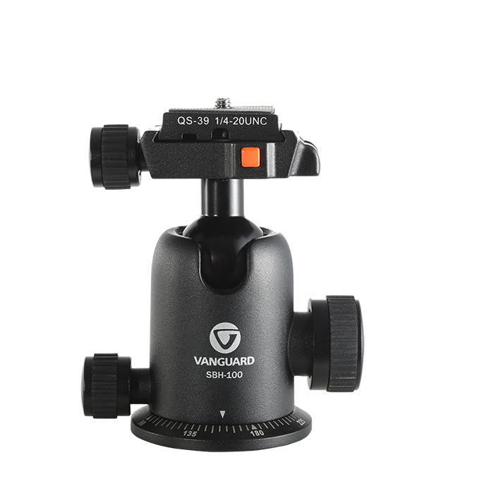 ALTA PRO 263AB 100 Aluminum Tripod with Magnesium Alloy Ball Head - 15.4lbs/7kg Load Capacity - Perfect for DSLR Cameras, Video Shooting & Outdoor Photography