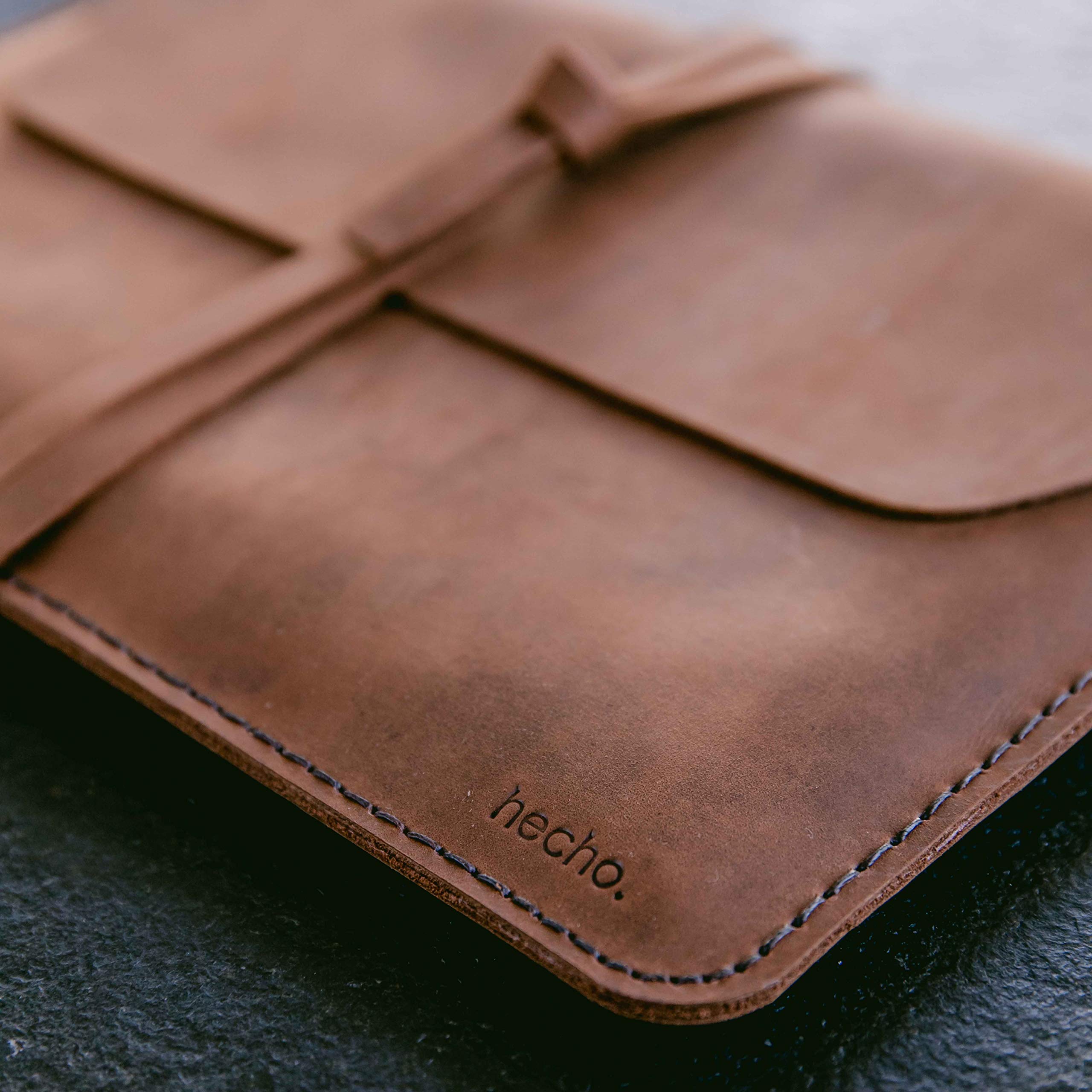 Premium Top-Grain Leather Case for iPad Pro 13 (2024/2022), iPad Air 13 & iPad Pro 12.9 M1/M2 (2021-2024) with Apple Pencil Holder - Handmade Genuine Leather Sleeve Cover - Perfect for Business, Travel & School Use