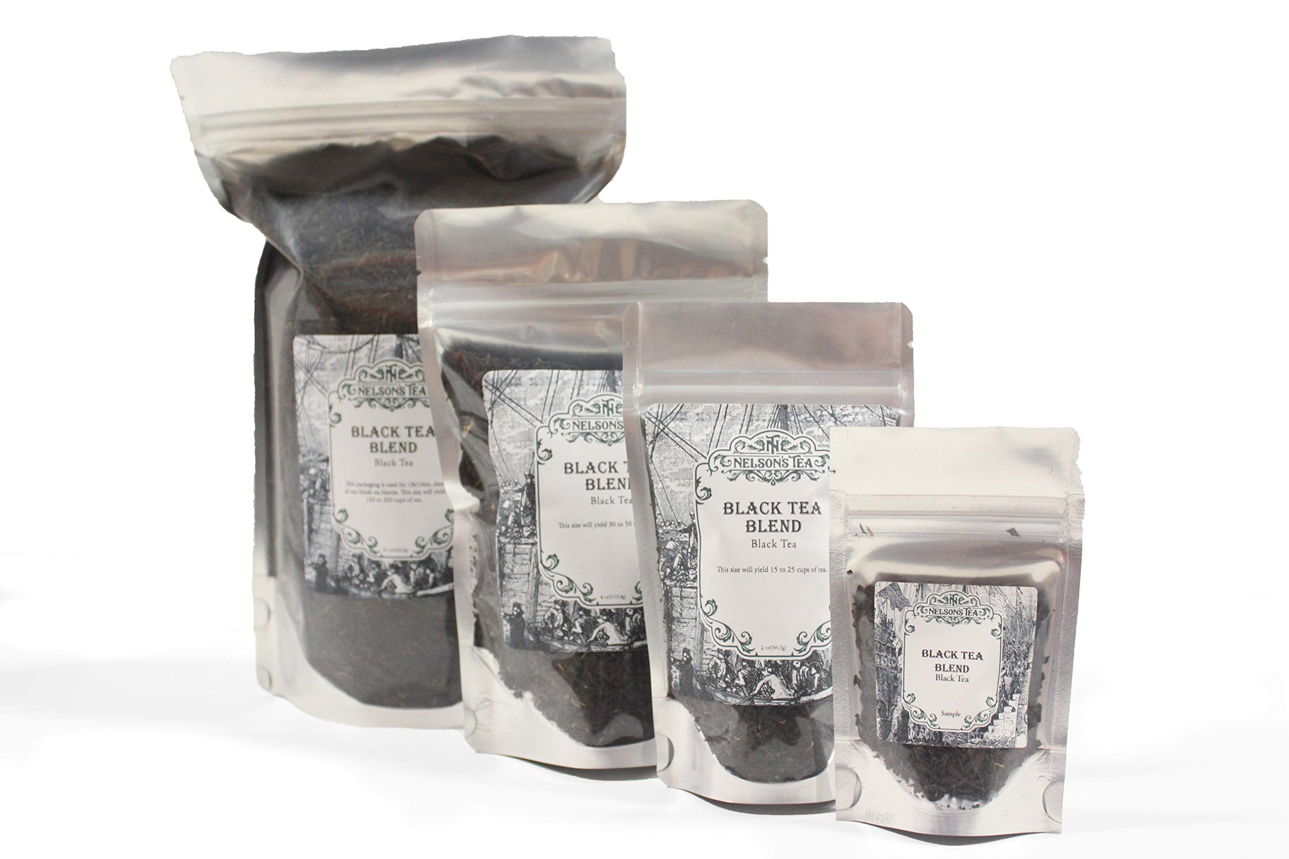 Nelson's Blueberry Earl Grey Black Loose Leaf Tea - Premium Black Tea with Blueberries & Cornflower Petals - 1 lb Bulk Pack - Perfect for Afternoon Tea & Relaxation
