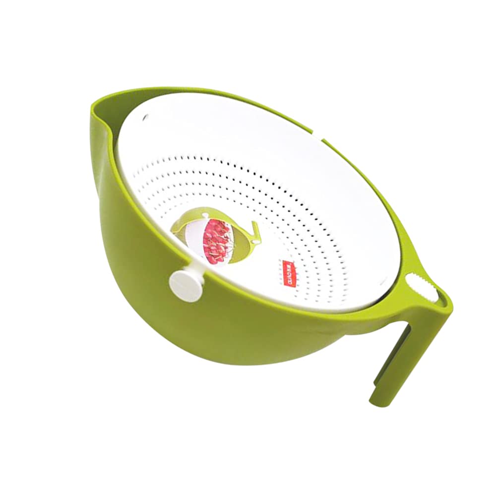 Cabilock 1-Piece Vegetable Washing Basket - Multi-Purpose Kitchen Colander for Rice, Pasta, Fruits & Vegetables - Durable Drain Strainer Bowl with Handle - Perfect for Meal Prep, Cooking & Healthy Eating