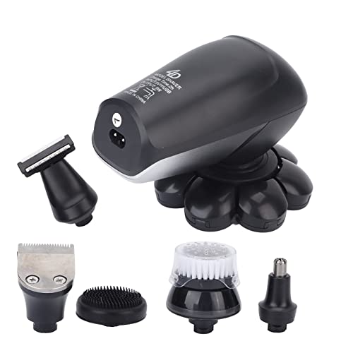 Electric Head Shaver for Men - IPX7 Waterproof Bald Head Shaver with Floating Blades - Home & Travel Use - Smooth Shaving for Daily Grooming & Barber Style
