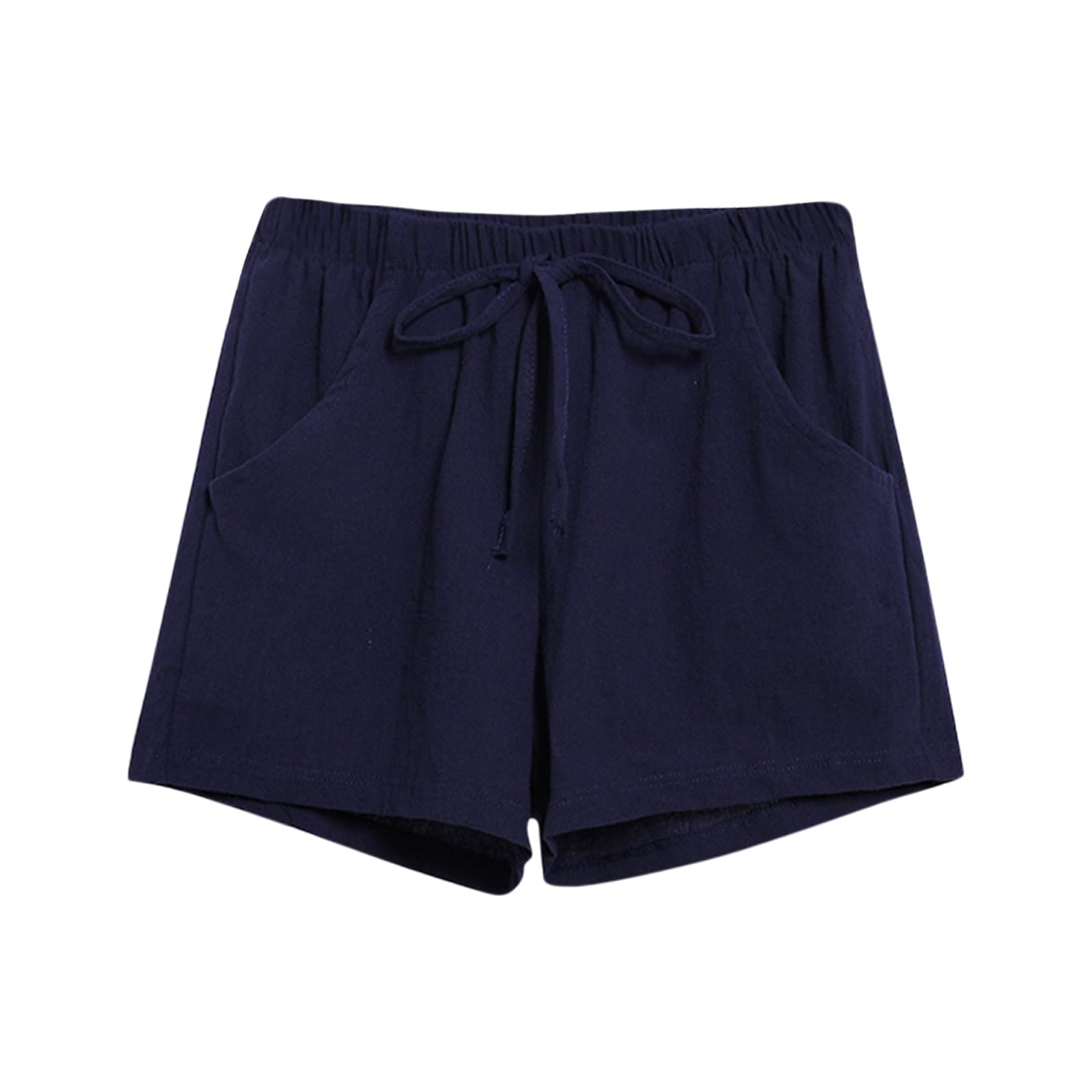 Women's Athletic Shorts with Pockets - Loose Fit for Sports & Casual Wear