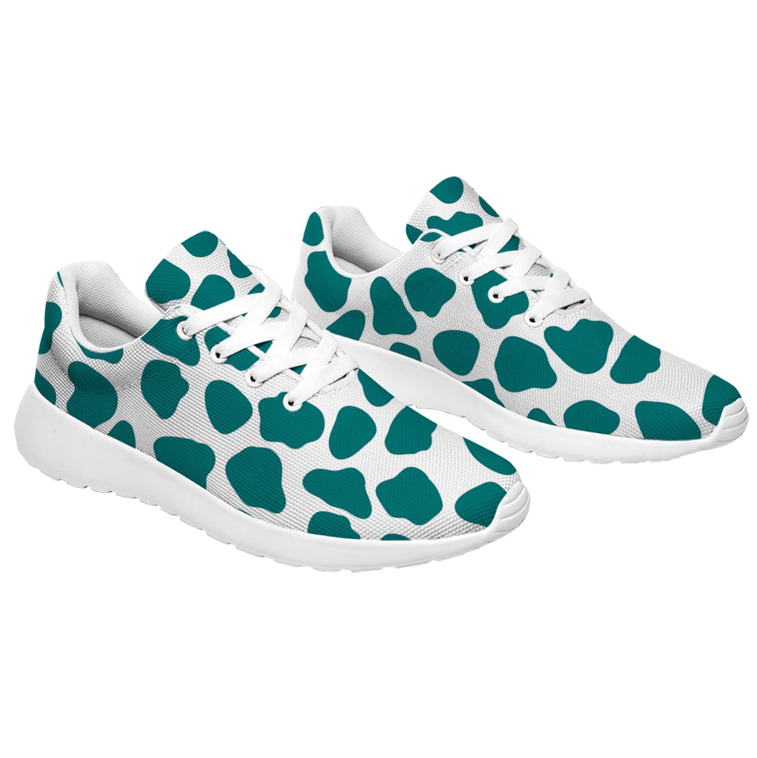 Cow Print Shoes for Men & Women - Lightweight Athletic Running Sneakers, Tennis & Walking Shoes - Perfect Gift for Her or Him - Ideal for Running, Gym Workouts & Casual Wear