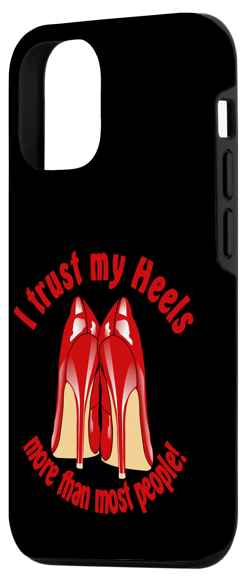 iPhone 12/12 Pro Case - Funny High Heels Design for Shoe Lovers | Perfect Red Gift Idea for Women | Great for Parties, Birthdays & Fashion Enthusiasts